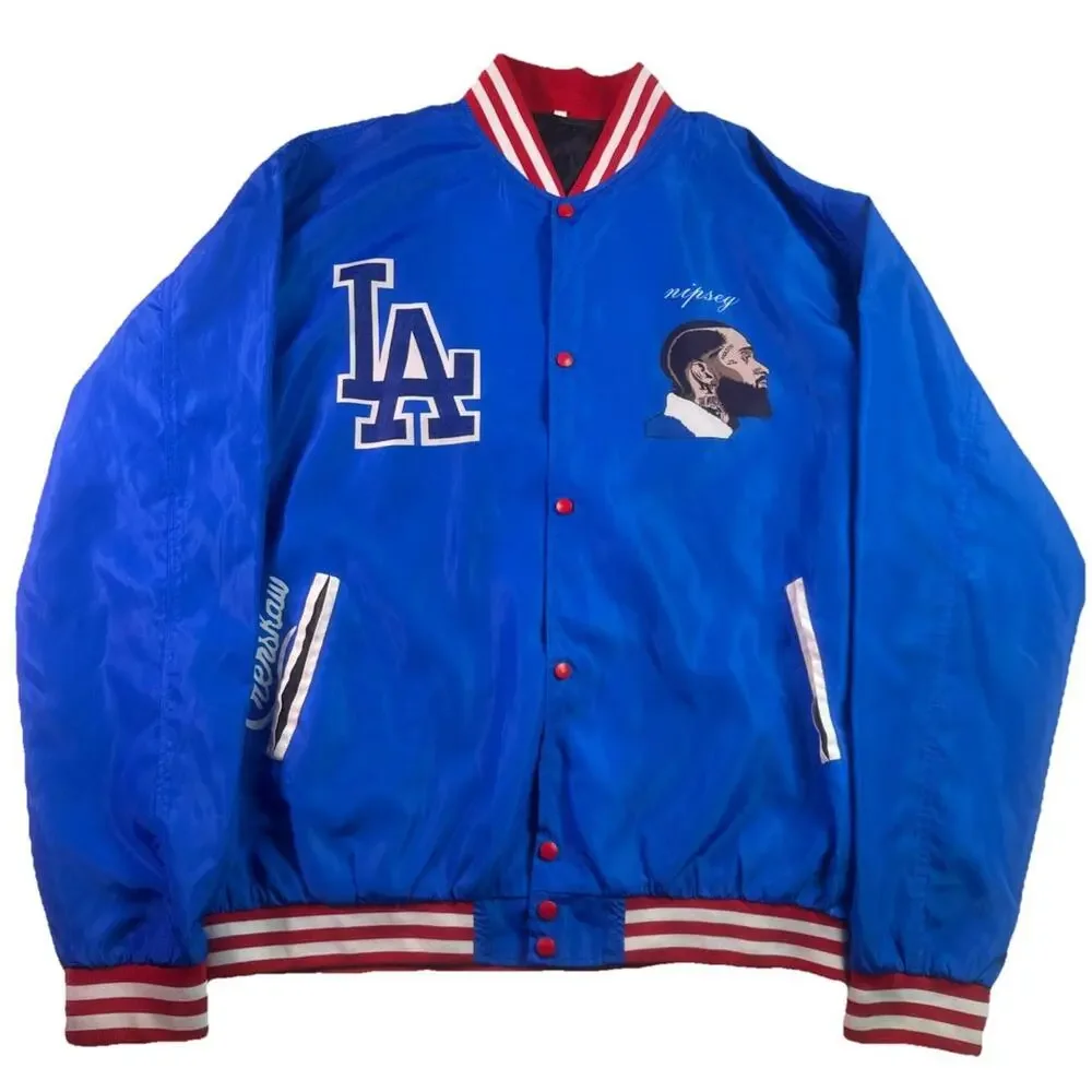 RARE Nipsey Hussle LA Crenshaw THE MARATHON CONTINUES Men’s Jacket Size XL
